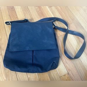 Blue cross Body Messenger Bag